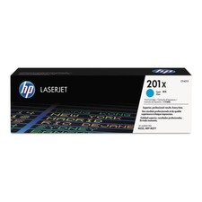 New Open Box HP 201X Cyan LaserJet Toner Cartridge, CF401X