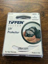 Tiffen 58mm UV Protector Filter 58UVP New in Case Made in USA Camera Lens