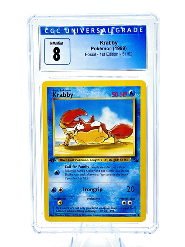 Krabby (1st Edition) graded CGC 8 for sale on eBay