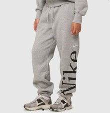 Nike logo WOMEN'S SPORTSWEAR PHOENIX FLEECE OVERSIZED LOGO SWEATPANTS -Medium