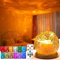 LED Deko Lampe Nachttischlampe Sternenhimmel Projektor Dimmbar 16 Farben 3,5M