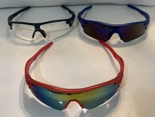 Set Of 3 Sports Sunglasses Unisex/ Baseball Running Fishing Golf Biking New