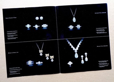 DeBeers Diamond Print Ad,  Printers Proof Run Black Campaign 1998