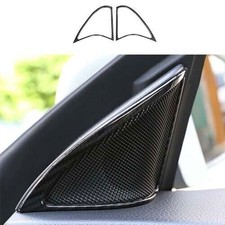 Cover Trim For Benz GLA CLA 2013-2019 ABS Carbon Fiber 2X A Pillar Speaker Frame