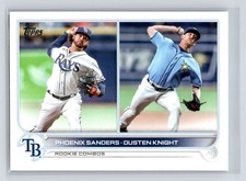 2022 Topps Update #US172 Phoenix Sanders / Dusten Knight RCOM, RC