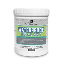 32oz Clear Waterproof Sealant Adhesive, Liquid Roof Leak Repair Indoor Outdoor