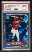 2022 Bowman Chrome Sapphire Edition Prospects Adrian Placencia PSA 10 GEM MT