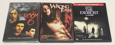 Room 6 (Sealed), Wrong Turn (Used) & The Exorcist (Used) DVD 