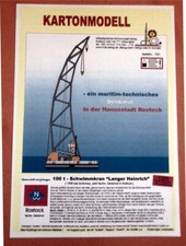 MDK - Verlag Schwimmkran „Langer Heinrich“ v. 1905 ehem. Schichau  11,8 x 8,2