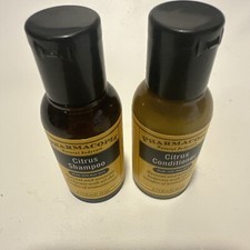 Pharmacopia Natural Travel Size Citrus Shampoo  Conditioner Set .75 oz each