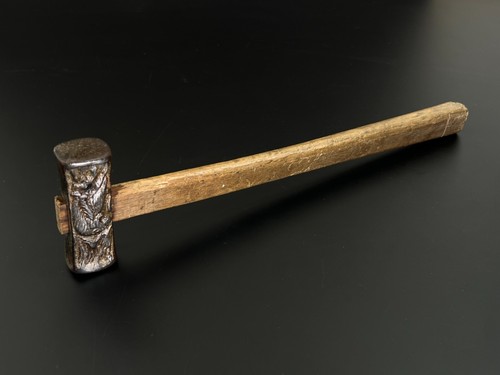 Japanese Vintage iron hammer 1set made by the famous blacksmith / Chisel d52 - Picture 15 of 23