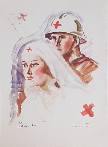 Liberté Égalité Fraternité ou la mort 21 aquarelles René Gaillard Août 1944 E.O. - Picture 11 of 12