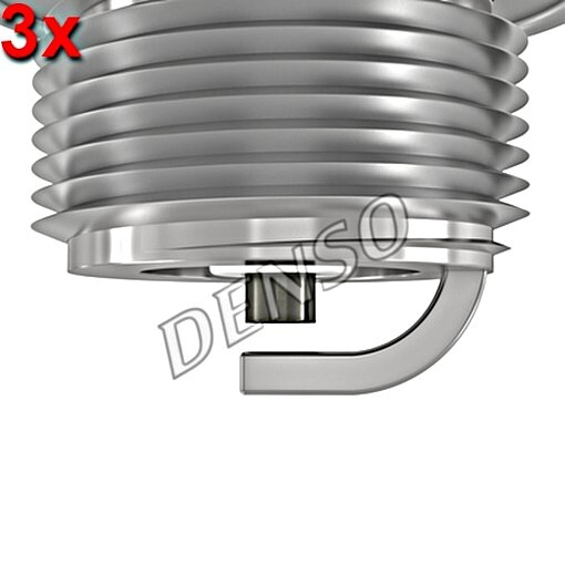 DENSO 3x Spark Plug For WARTBURG 353 1.0L 1969-1975 885087