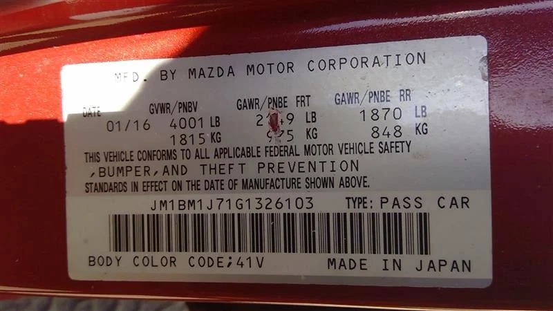 Frenos traseros para 14-18 MAZDA 3 715755 Foto 3 de 4