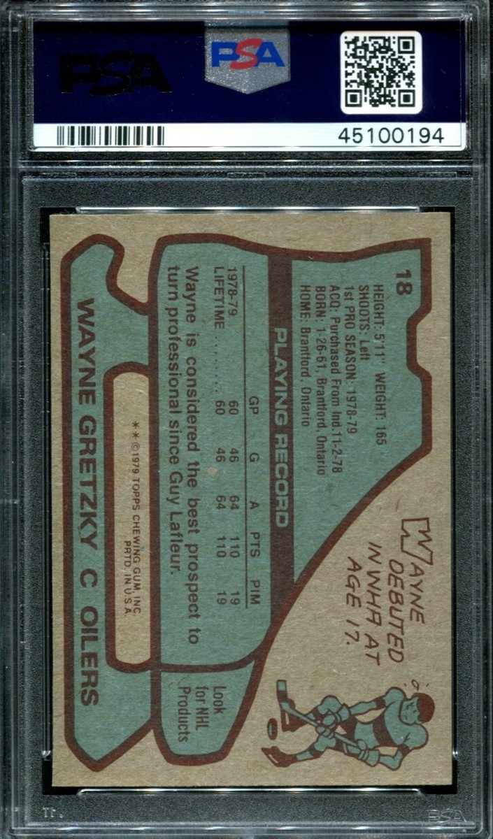 1979 Topps Wayne Gretzky #18 PSA 8 | eBay
