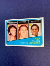 1972-73 Topps Basketball #171 Kareem Abdul-Jabbar Havlicek Archibald - High End!