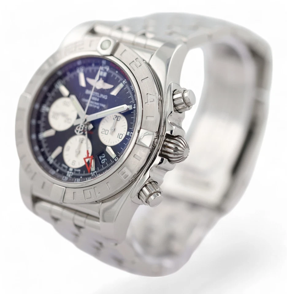 BREITLING Chronomat GMT 44 Automatic Chronograph 44mm Black Panda Dial - AB0420 - Image 3 of 4