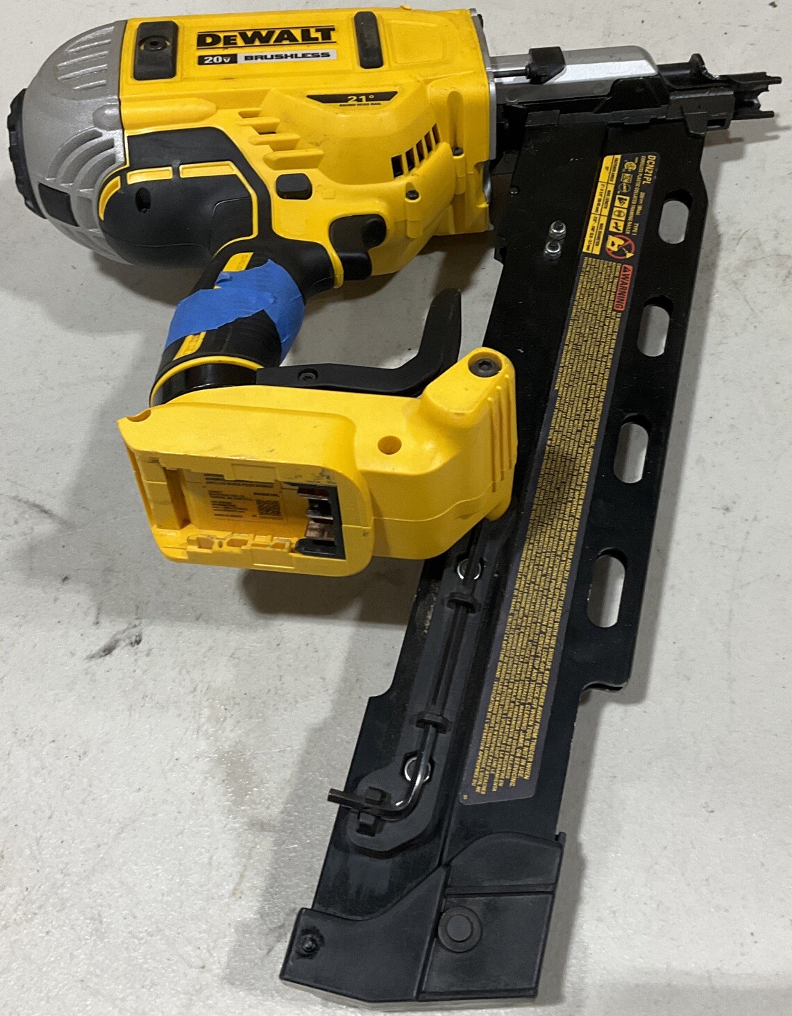 FOR PARTS DEWALT DCN21PL 20V 21Degree Cordless Framing Nailer