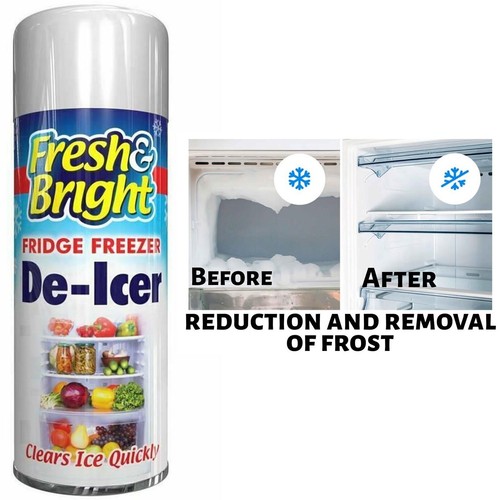 Fridge Freezer De Icer Spray Defrost Ice Quickly Anti Bacterial Deicer