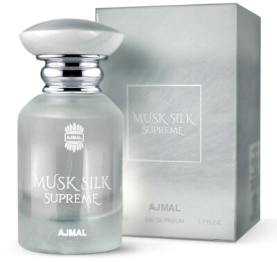 Ajmal Musk Silk Supreme EDP 50ml Unisex Perfume - Rich Floral & Musky Aroma