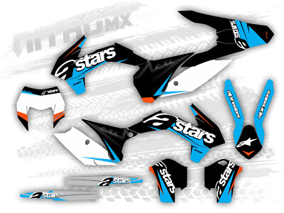 NitroMX Graphic Kit for KTM EXC EXC-F 125 250 300 350 450 2014 2015 2016 Enduro