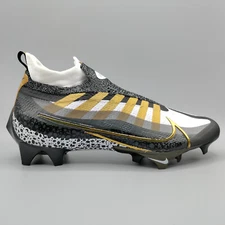 Nike Vapor Edge Elite 360 Flyknit Black Gold Men's Size 8 DQ3558-002 Ghost Lace