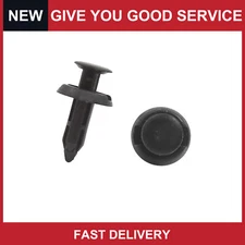 Universal 6mm Hole Dia Clips Push Type Rivet Retainer Fastener Bumper Packof 100