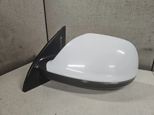 2013-2015 Audi Q7 Left Hand Driver Side View Mirror Power Fold BSA Memory White