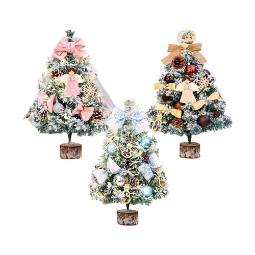 Artificial Xmas Boxes, Mini Table Top Christmas Tree Decoration, for