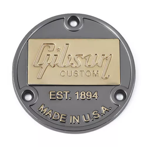 1Pcs Custom Made Gibson And Gray Gold Guitar Toggle Switch Back Switch Plate New