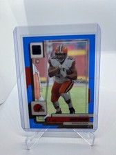 Nick Chubb Blue 17/99 2022 Prizm Donruss Clearly SP Browns Georgia #13