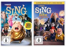 Sing 1+2 im Set / Die Show Deines Lebens # 2-DVD-SET-NEU