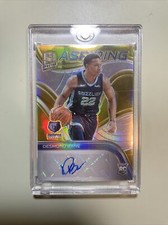 2020-21 Panini Spectra Desmond Bane Aspiring Gold Auto 5/10 Rookie