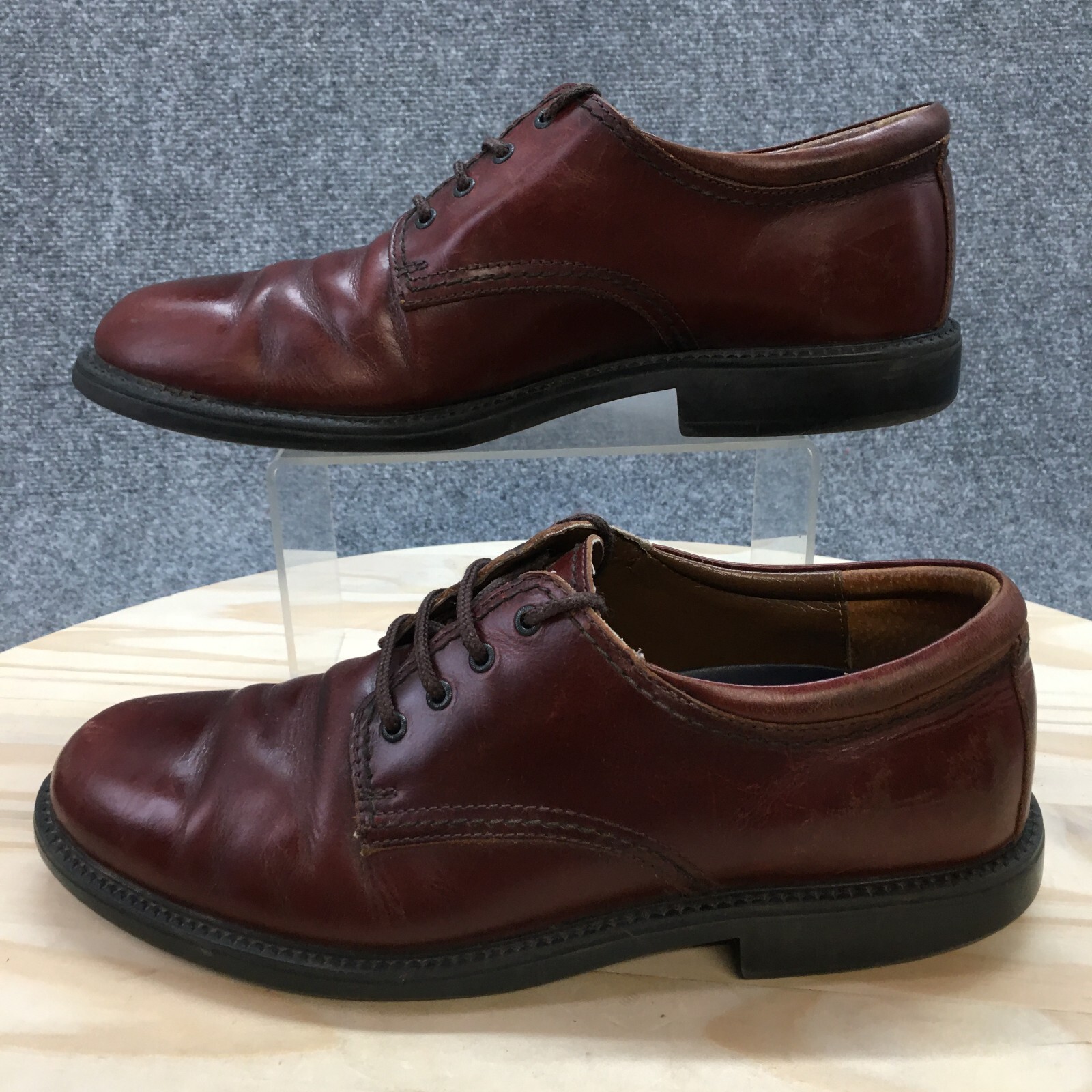 SAOLA Dockers scarpe eleganti uomo 10 M Oxford pelle marrone stringate casual ballerine 090 2209