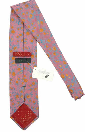 Paul Smith Flor 100% Seda Corbatas para Hombre