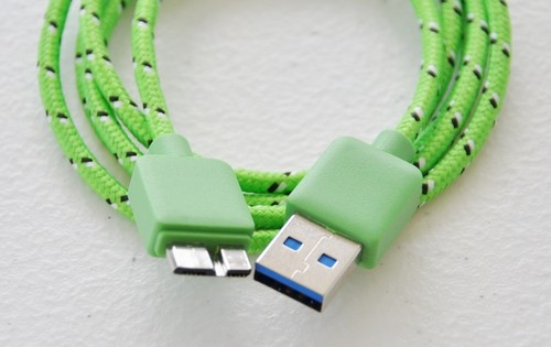 3.0 USB BRAIDED data cable FOR hard drive WD my book passport seagate game xbox - Picture 3 of 11