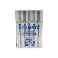 Schmetz Sewing Machine Needles 15x1 Size 16 Fits Singer, Kenmore, White, Elna