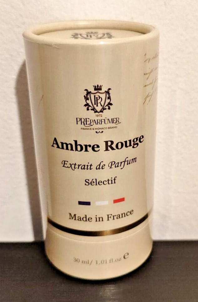 Ambre Rouge Extrait de parfum 30ml, fragrance mixte boisée et épicée signée PREparfumer.