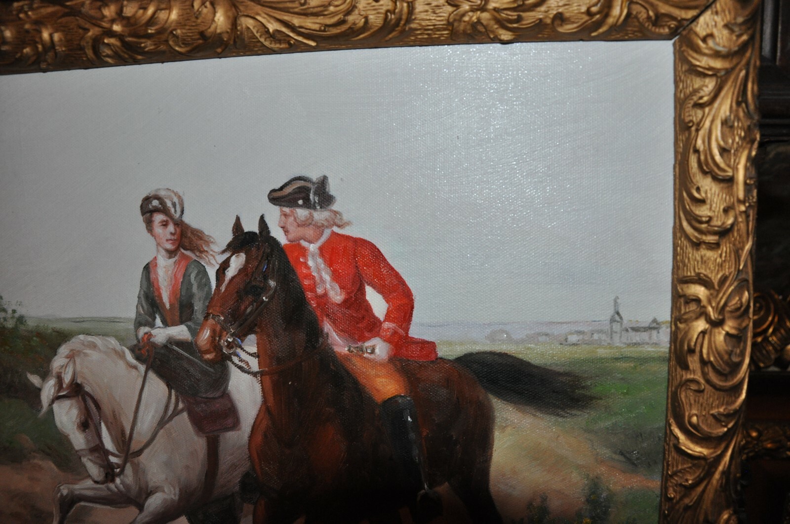 Lovely old Allegorical Victorian Painting eBay