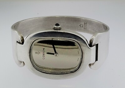 Bracelet De Montre En Argent Massif Pour Montre De Poche - Vintage, Occasion Très Bon état