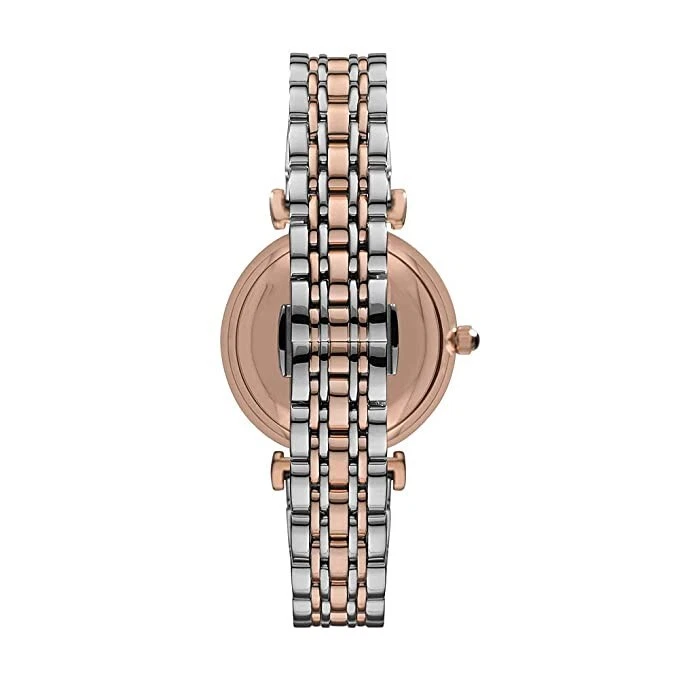 NUEVO RELOJ DE SEÑORA EMPORIO ARMANI AR1725 DOS TONOS GIANNI ESFERA GRIS T GRIS ESFERA GRIS Foto 3 de 4