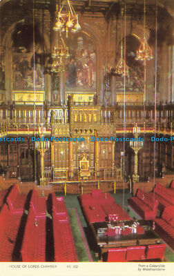 R651050 House of Lords Chamber. Jarrold. Cotman Color. Woodmansterne