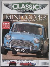Classic & Sportscar 12/1997 featuring Mini Cooper S, Ferrari Mondial QV, BMW, AC