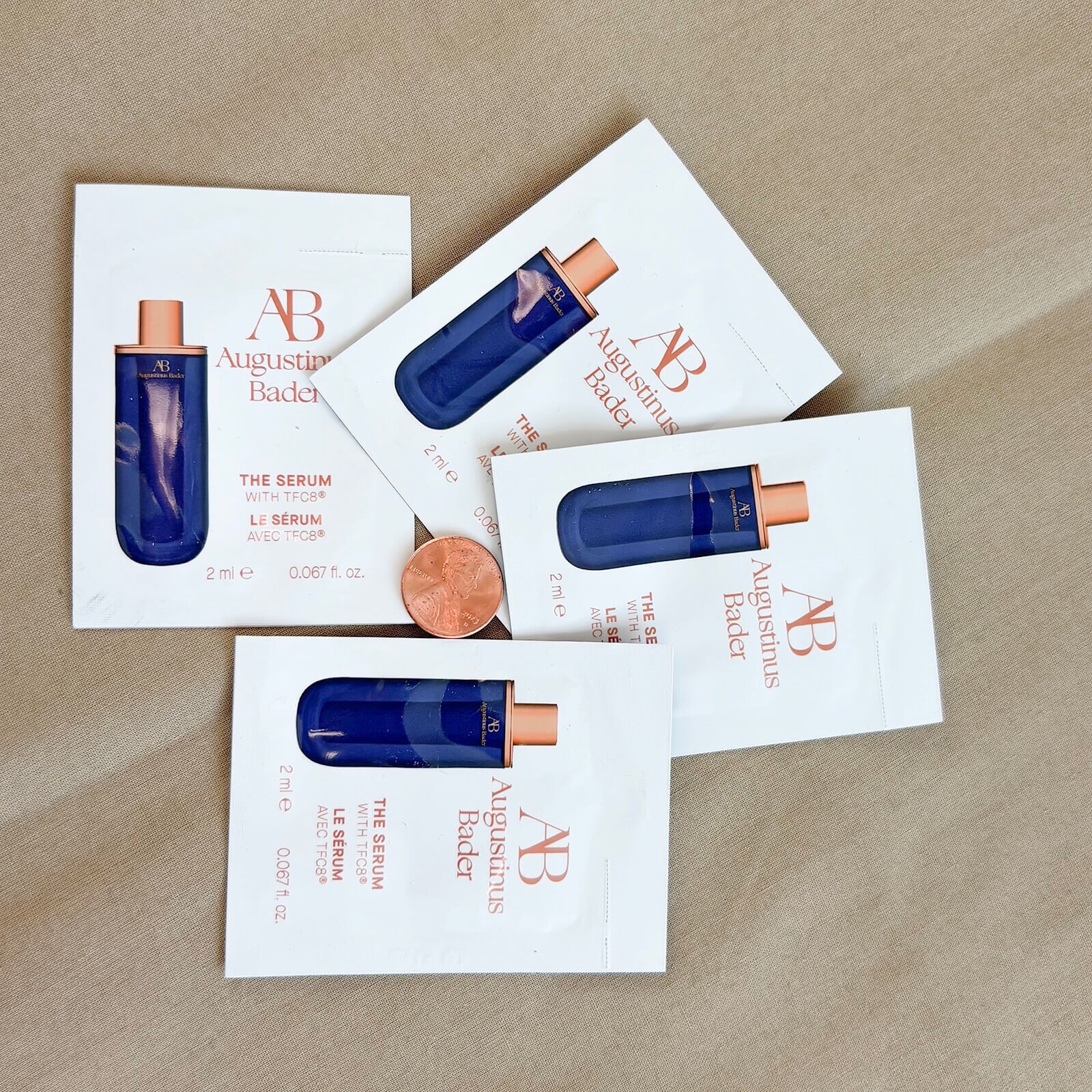 4x Augustinus Bader Retinol Serum TFC8 2mL 0.067oz Sample Free Shipping
