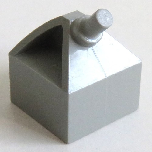 LEGO Fahrzeug / Vehicle - Halterung für Lenkrad 2 x 2, hellgrau # 30640