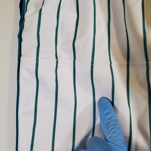 Two Five 2 5 White Green Pinstripe Women's - XL 30x22 Softball Athletic Pants - Picture 4 of 17