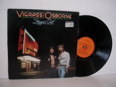 VIGRASS & OSBORNE Steppin  Out Original UK LP 1974 (CBS 80119) JEFF WAYNE
