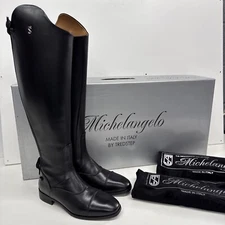 TredStep Michelangelo Boots Size L 7½ US Calf MED 15 Height REG 18 BLACK
