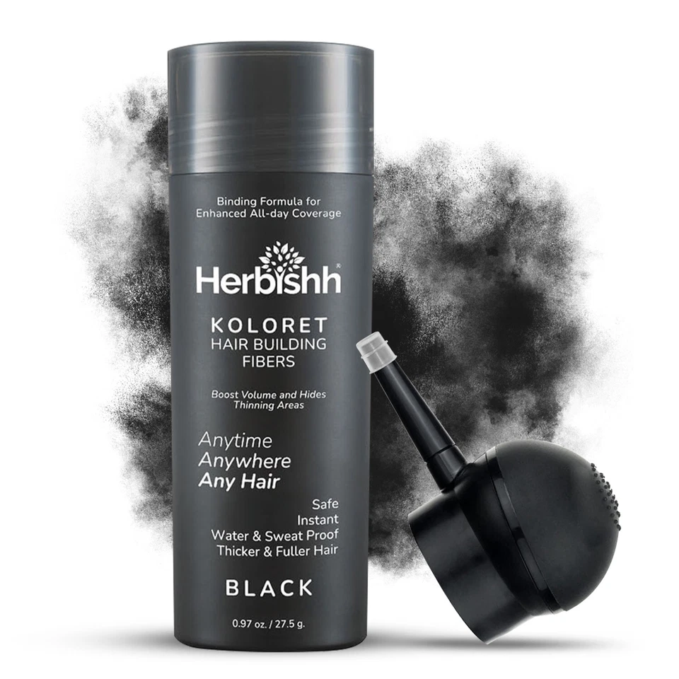 Fibras capilares Herbishh Koloret - negras Foto 2 de 4