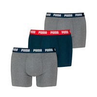 Puma Herren Boxershorts 3-Er Pack Boxer Unterhosen | Gr. Xxl | Grey/Navy/Red